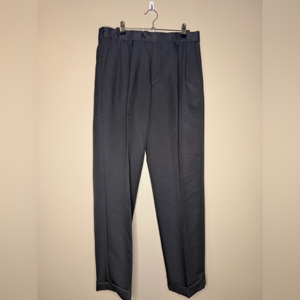 Men's Croft and Barrow 34x30 Classic Dark Gray Pants